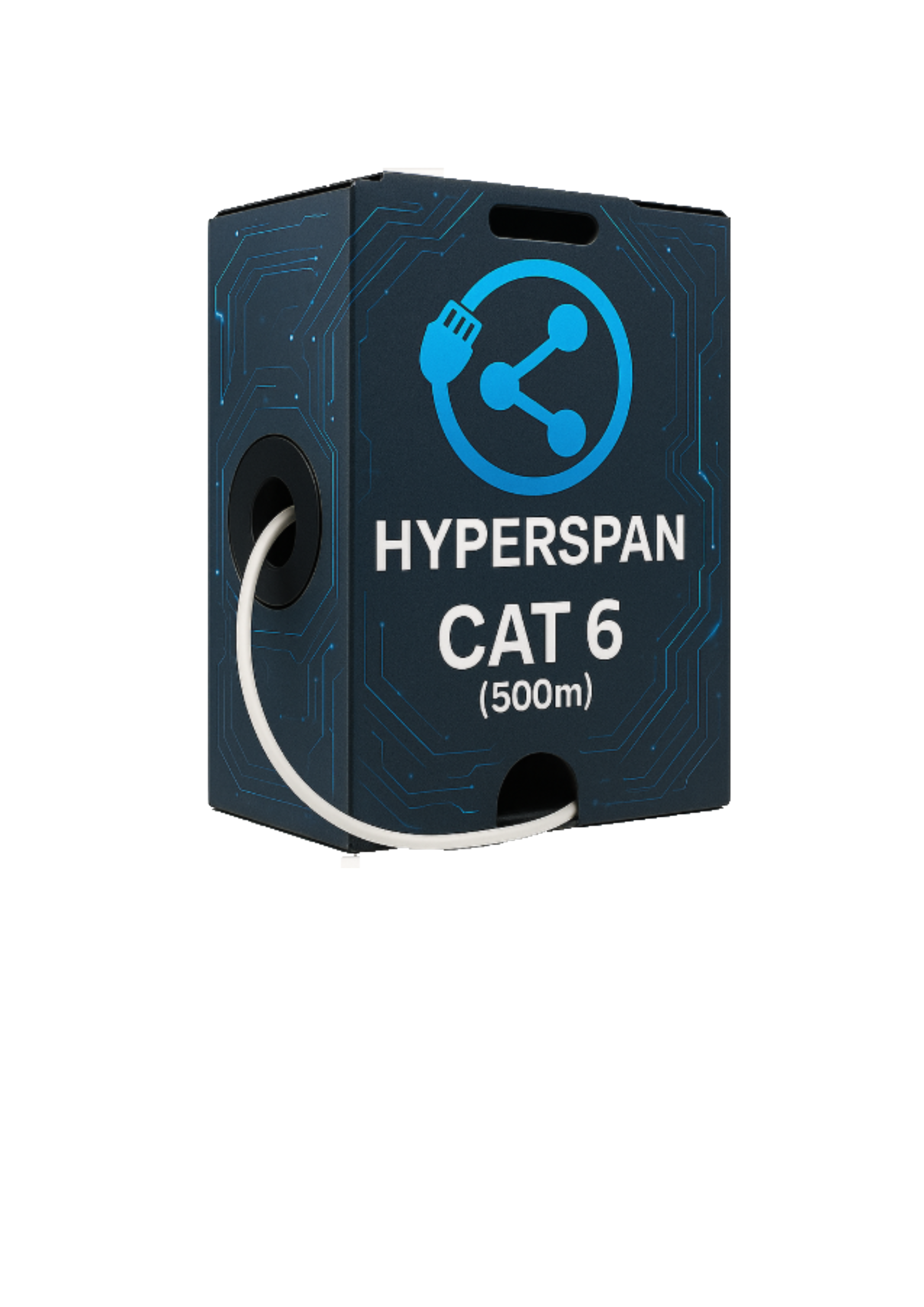Hyperspan Solid Cat 6 Internal U/UTP - CPR B2ca - 500m Box